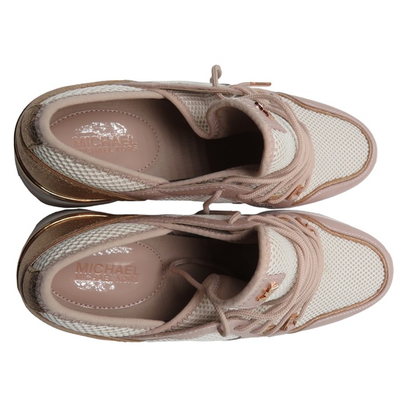 Michael Kors SCOUT Trainer Leather & Mesh Sneaker - Picture 6 of 7